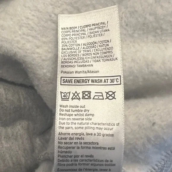 Ivy Park Oversized Long Sweatshirt Tunic Mini Dress XS - Picture 7 of 7